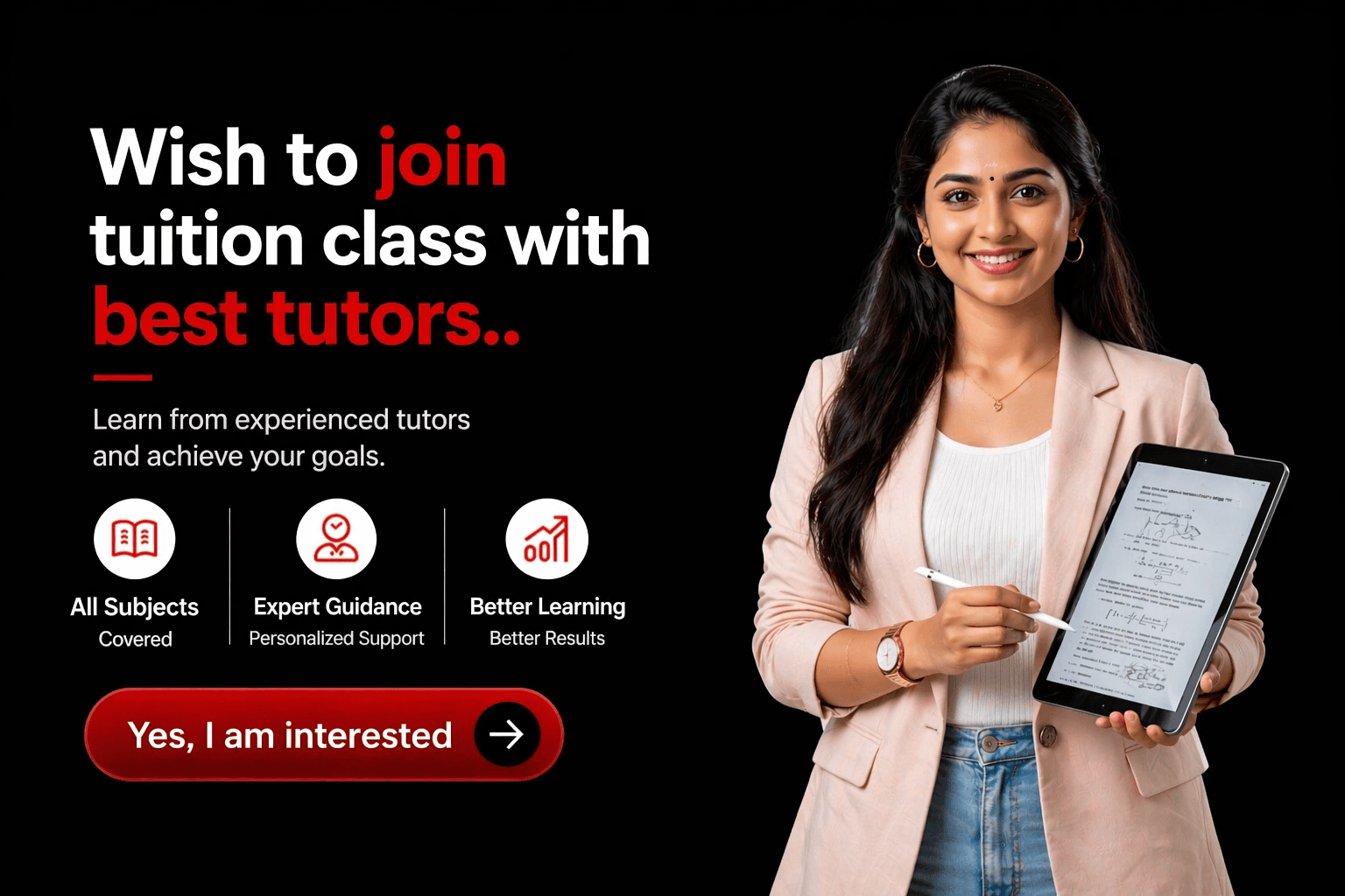 Join tuition class with best tutors